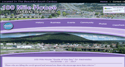 Desktop Screenshot of 100milehouse.ca